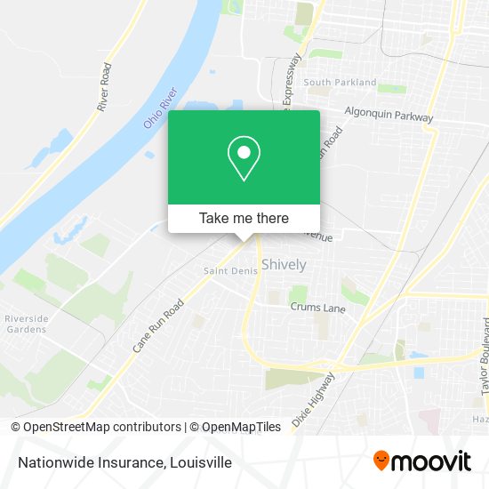 Nationwide Insurance map