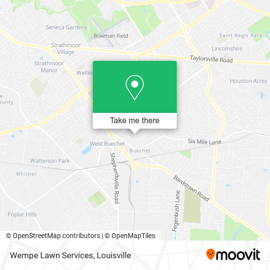 Wempe Lawn Services map