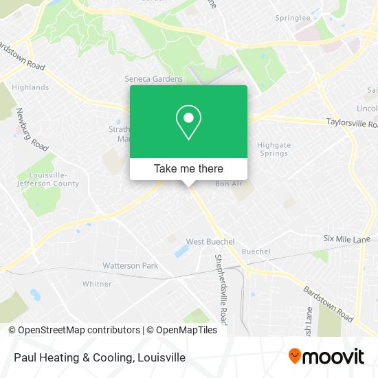 Paul Heating & Cooling map