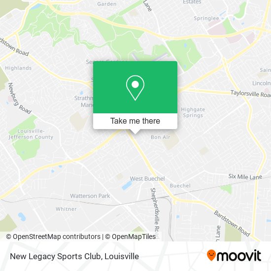 New Legacy Sports Club map