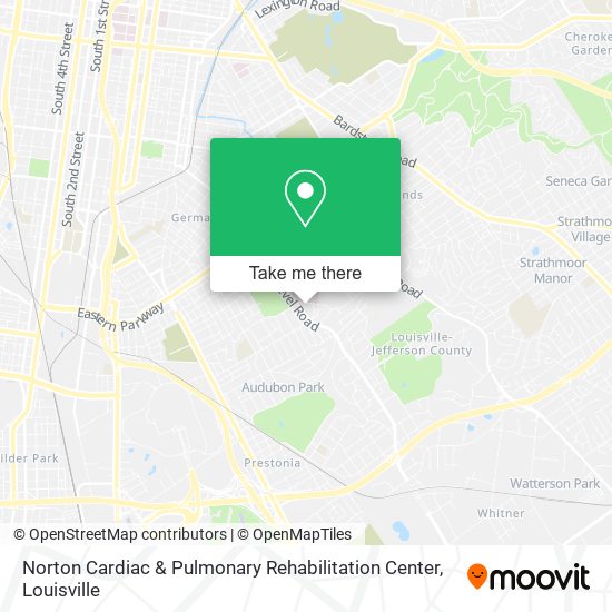Mapa de Norton Cardiac & Pulmonary Rehabilitation Center