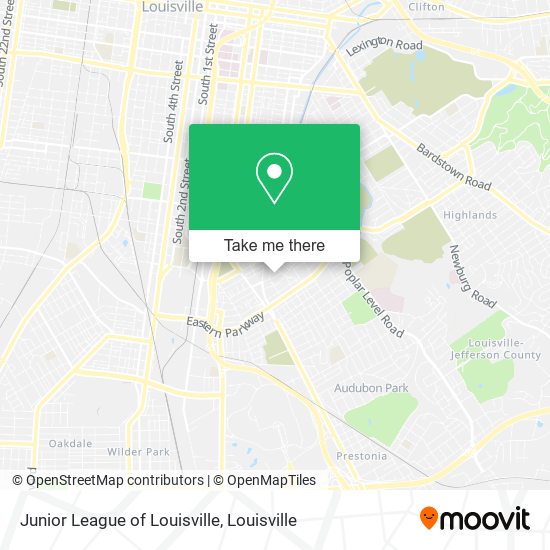 Junior League of Louisville map