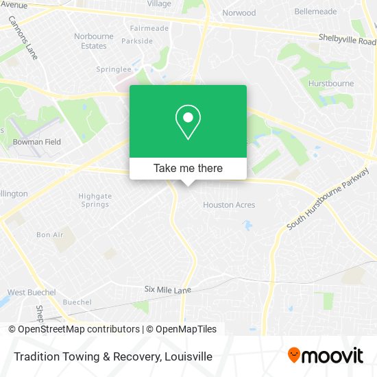 Tradition Towing & Recovery map