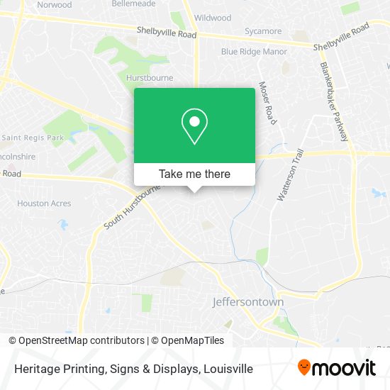 Heritage Printing, Signs & Displays map