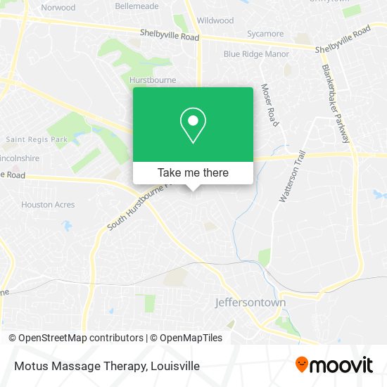 Motus Massage Therapy map