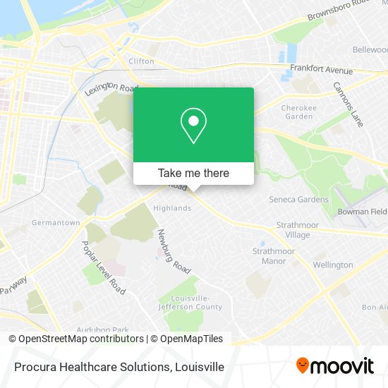 Procura Healthcare Solutions map