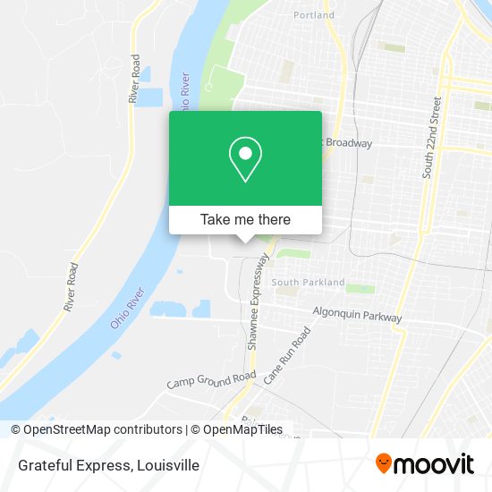 Grateful Express map