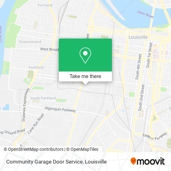 Community Garage Door Service map