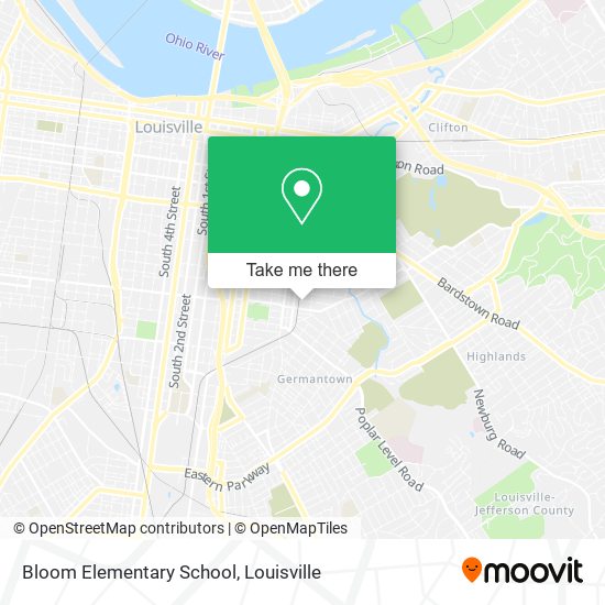 Bloom Elementary School map