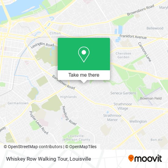 Whiskey Row Walking Tour map