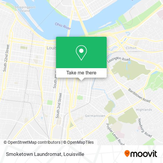 Smoketown Laundromat map