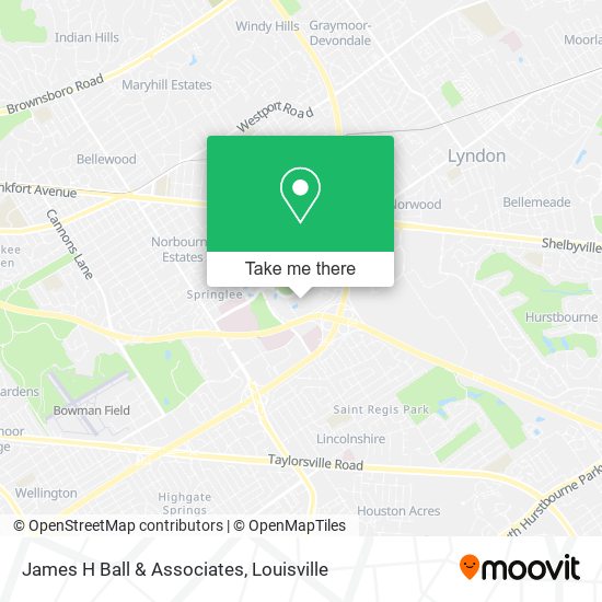 James H Ball & Associates map