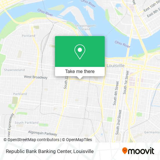 Republic Bank Banking Center map