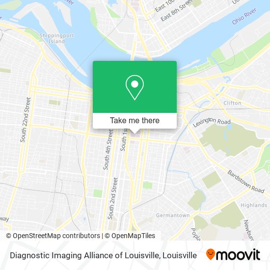 Diagnostic Imaging Alliance of Louisville map