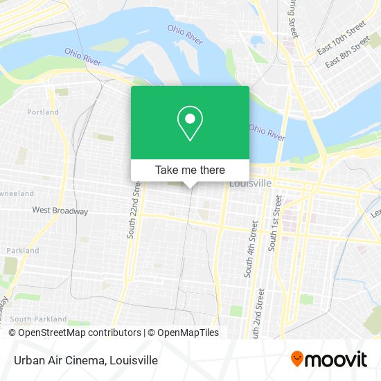 Urban Air Cinema map