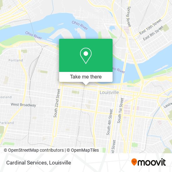 Cardinal Services map