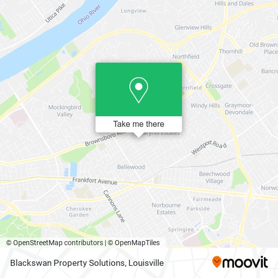 Mapa de Blackswan Property Solutions