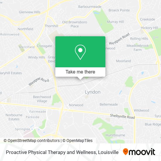 Proactive Physical Therapy and Wellness map