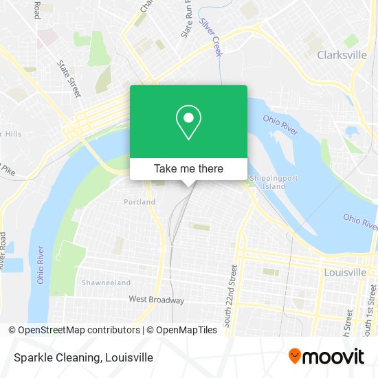 Sparkle Cleaning map