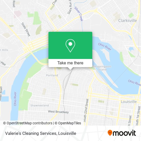 Mapa de Valerie's Cleaning Services