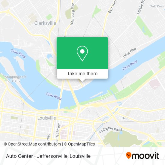 Mapa de Auto Center - Jeffersonville