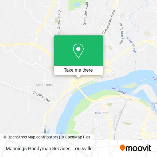 Mannings Handyman Services map