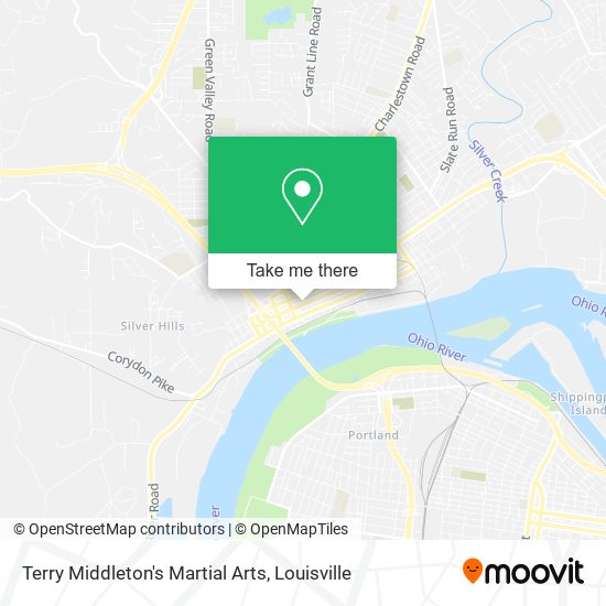 Terry Middleton's Martial Arts map