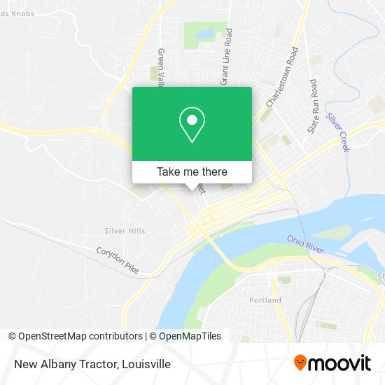 New Albany Tractor map