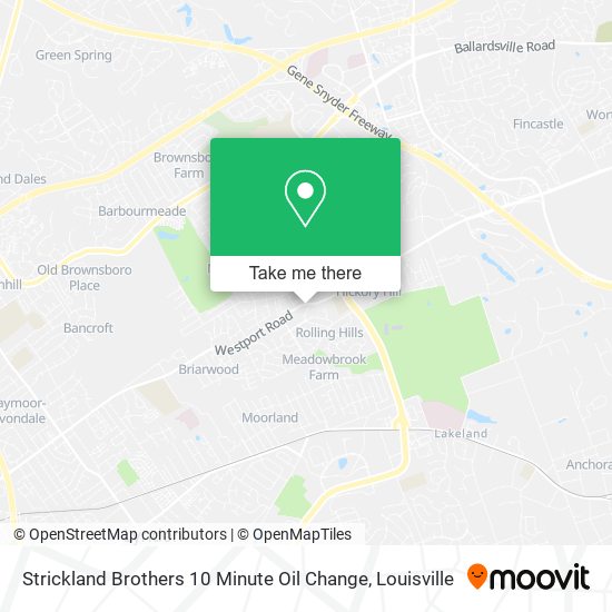 Strickland Brothers 10 Minute Oil Change map