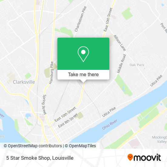 5 Star Smoke Shop map