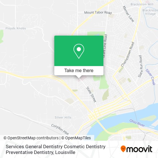 Services General Dentistry Cosmetic Dentistry Preventative Dentistry map