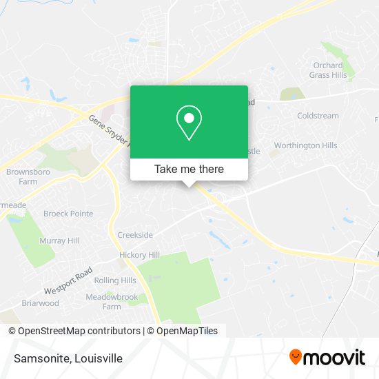 Samsonite map