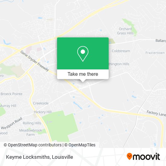 Keyme Locksmiths map