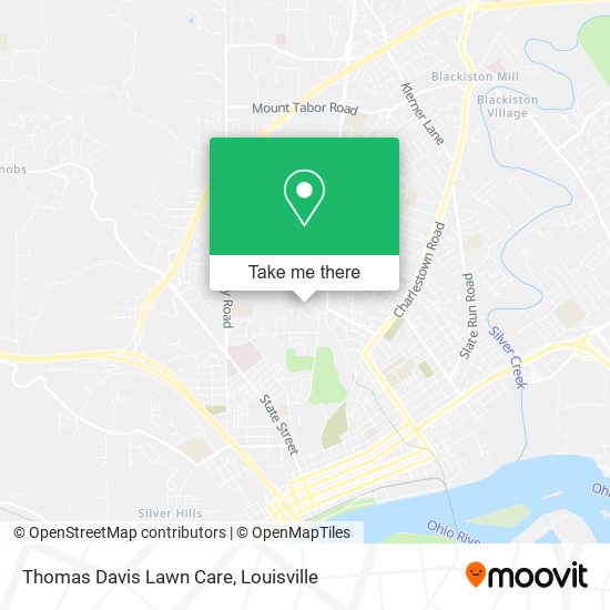 Thomas Davis Lawn Care map