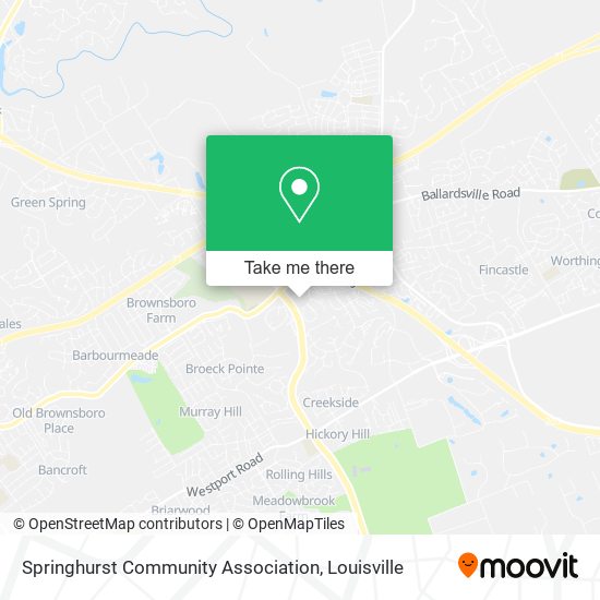 Springhurst Community Association map