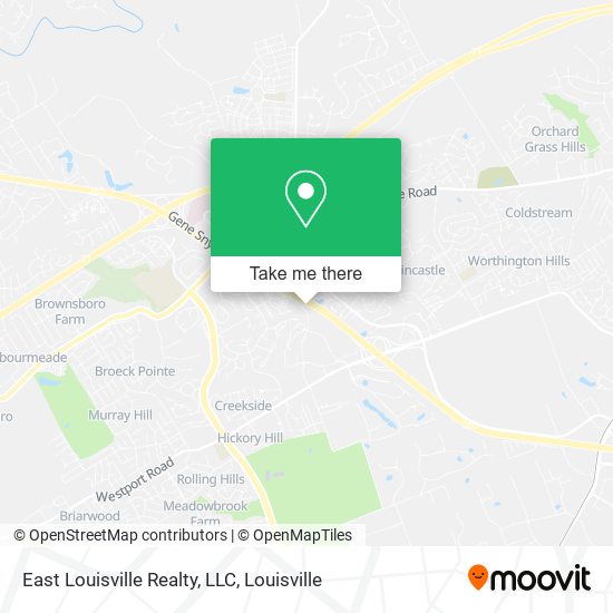 Mapa de East Louisville Realty, LLC