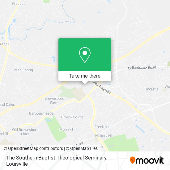 The Southern Baptist Theological Seminary map