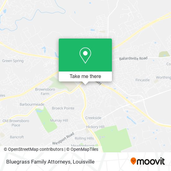 Bluegrass Family Attorneys map