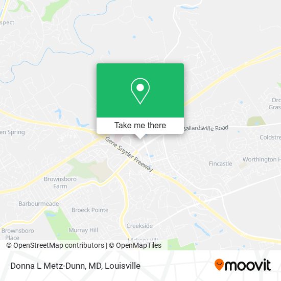 Donna L Metz-Dunn, MD map