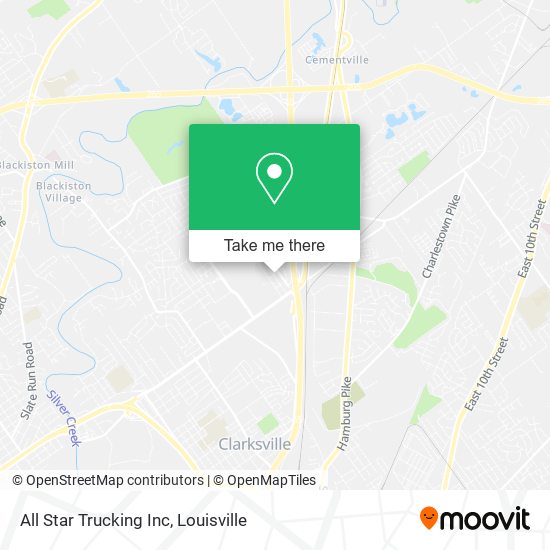 All Star Trucking Inc map