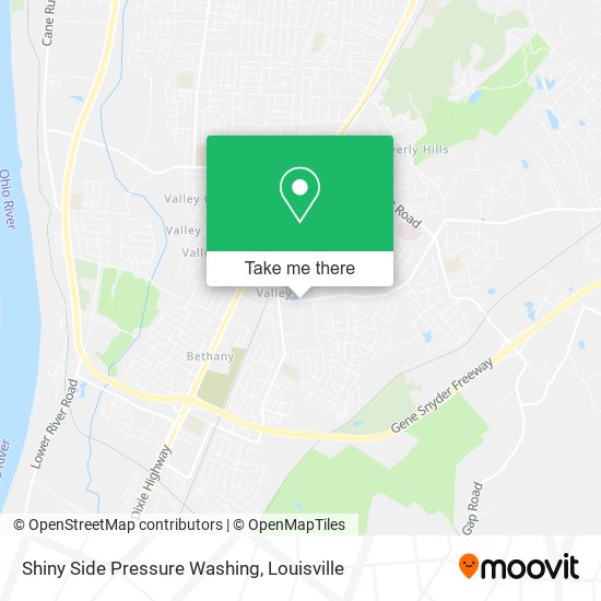 Shiny Side Pressure Washing map