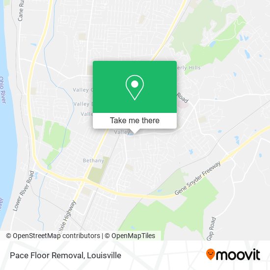 Pace Floor Removal map