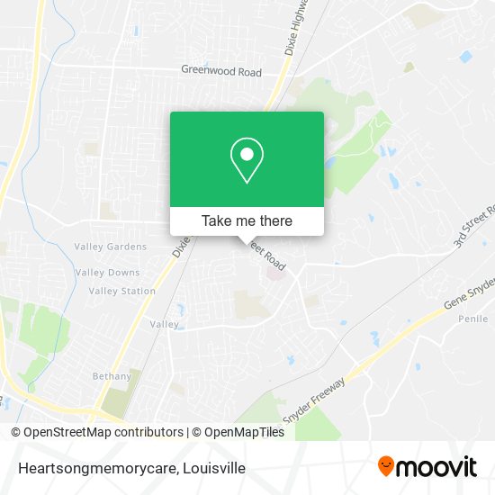 Heartsongmemorycare map