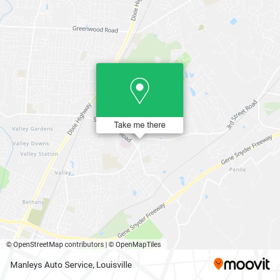 Manleys Auto Service map