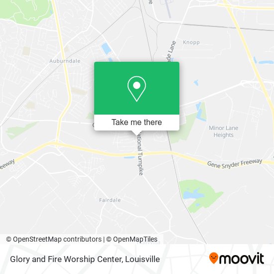 Glory and Fire Worship Center map