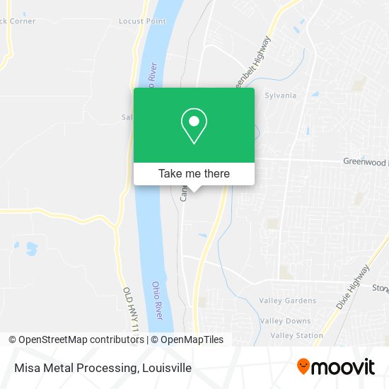 Misa Metal Processing map