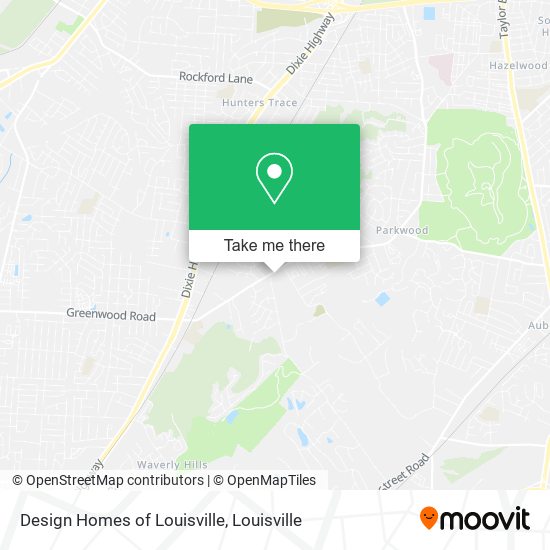 Design Homes of Louisville map