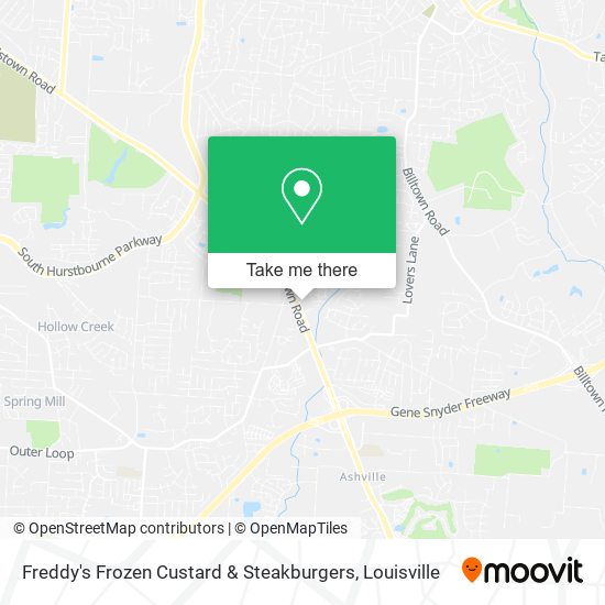 Freddy's Frozen Custard & Steakburgers map