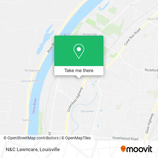 N&C Lawncare map
