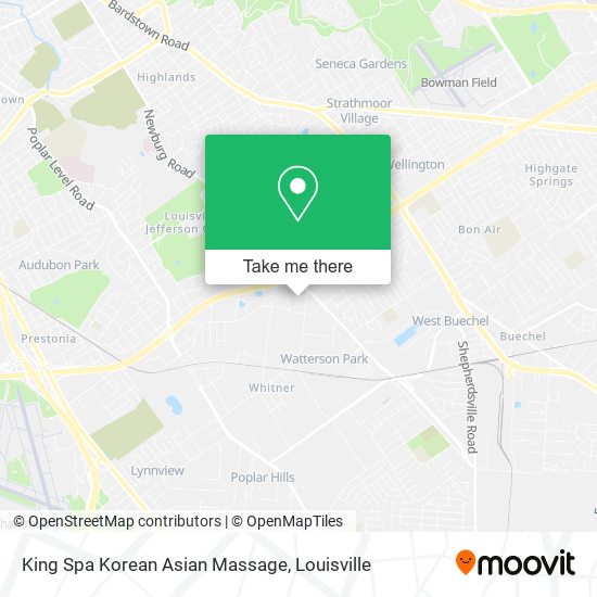 King Spa Korean Asian Massage map